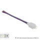 Conector 4 Pin a Cable Plano RGB para Tiras LED RGB